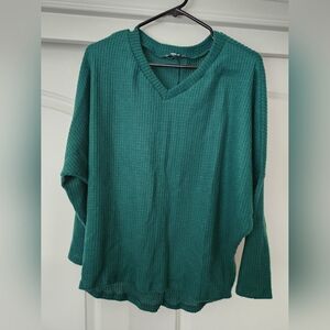 White Birch Waffle Knit Top